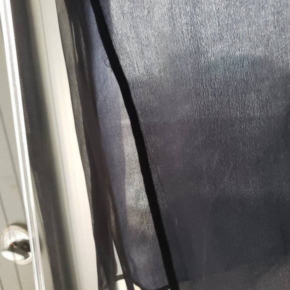 All Saints Cardona Top Size 6 in Blue Silk - Picture 9 of 12